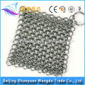 Gusseisenreiniger Edelstahl Chainmail Clean Kochgeschirr Skillet Scrubber